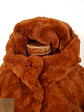 Abrigo eco piel The Outerwear caramelo con capucha TALLA SM - Miniatura 3
