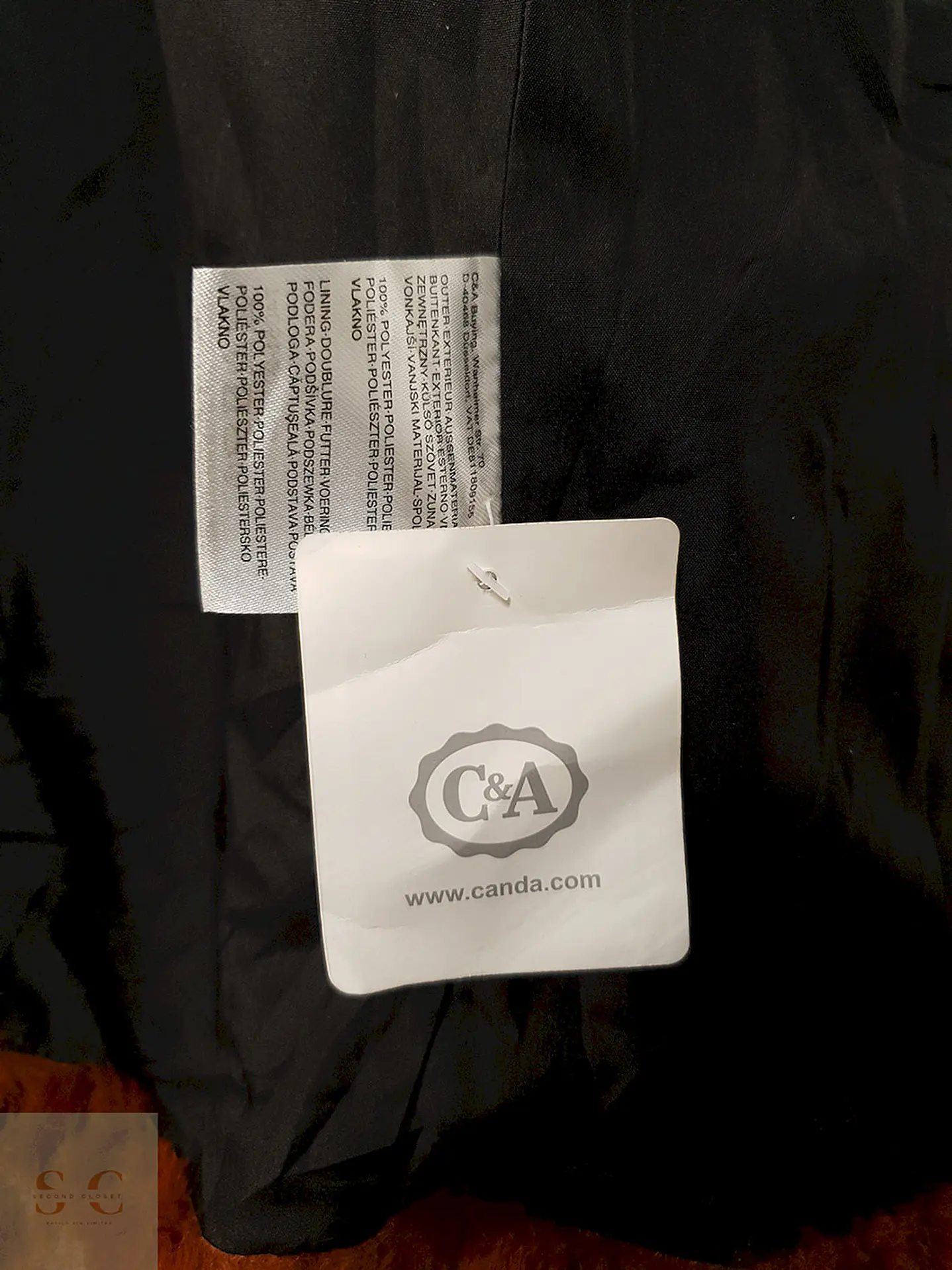 Abrigo eco piel The Outerwear caramelo con capucha TALLA SM 7