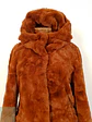 Abrigo eco piel The Outerwear caramelo con capucha TALLA SM - Miniatura 6