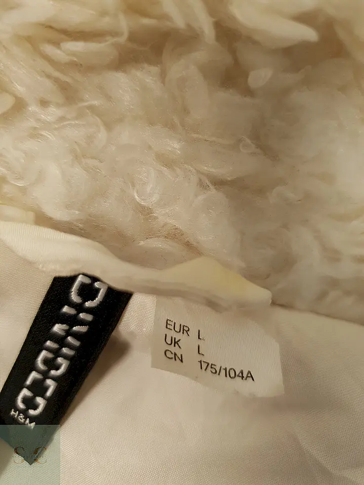 Abrigo eco piel H&M crudo TALLA LXL 6