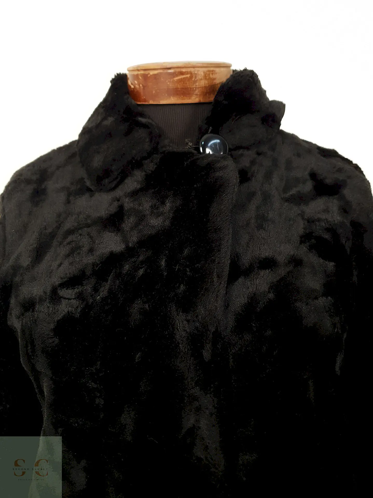 Abrigo eco piel Street Wear negro TALLA M 2