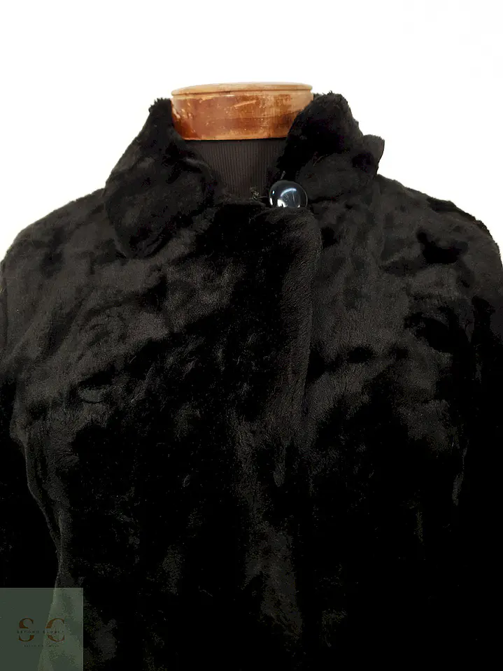 Abrigo eco piel Street Wear negro TALLA M 2