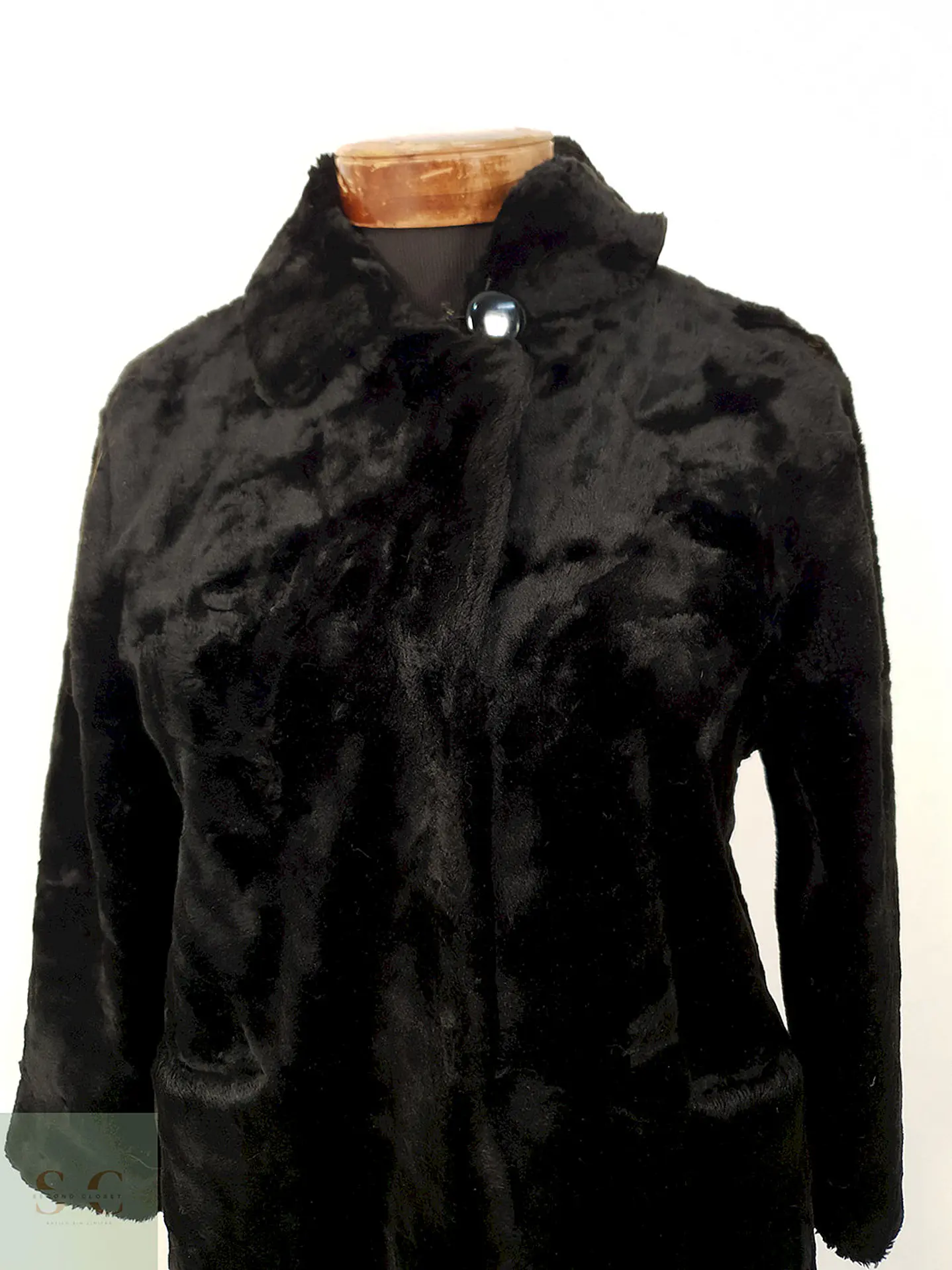 Abrigo eco piel Street Wear negro TALLA M 4