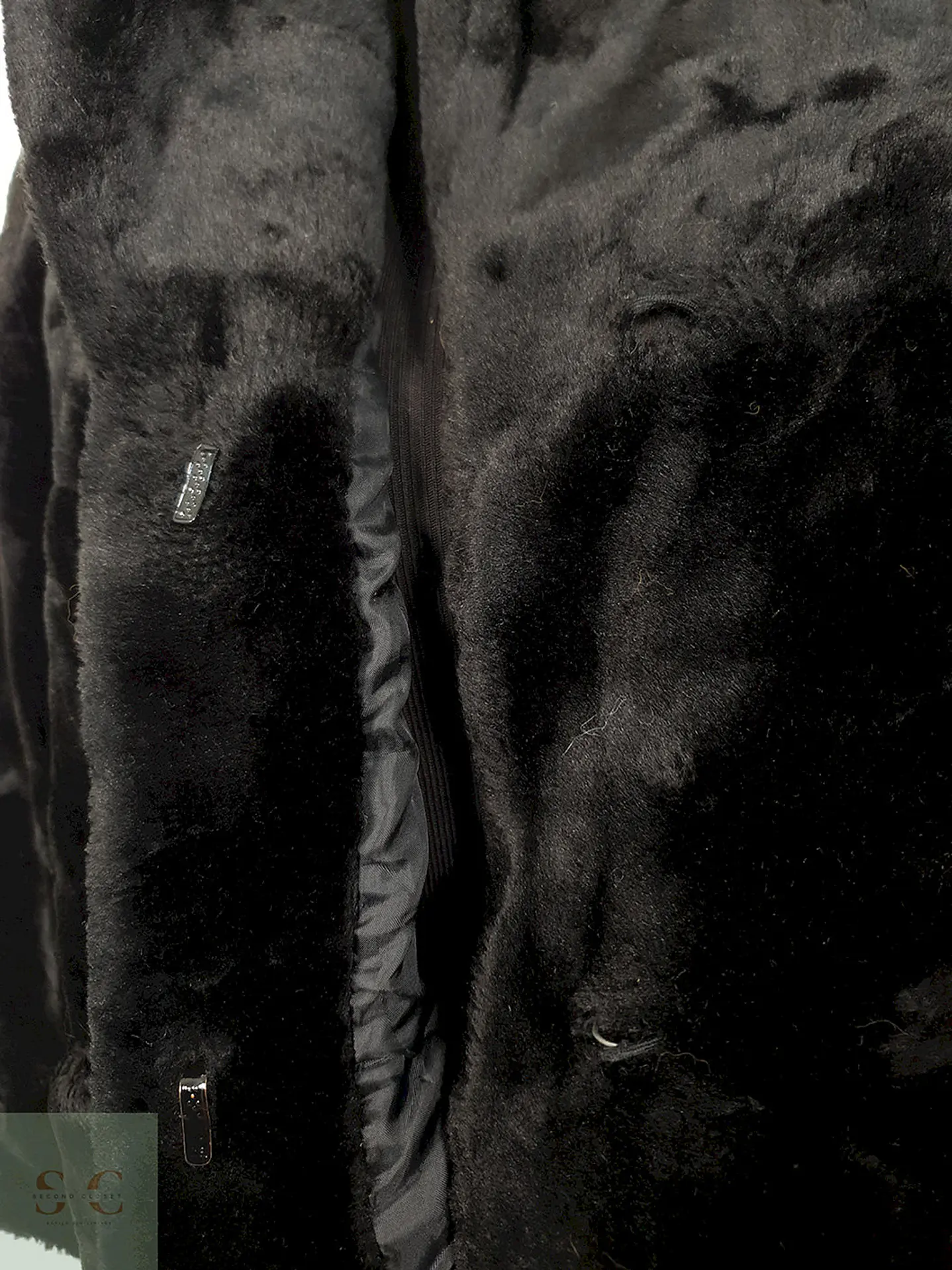 Abrigo eco piel Street Wear negro TALLA M 6