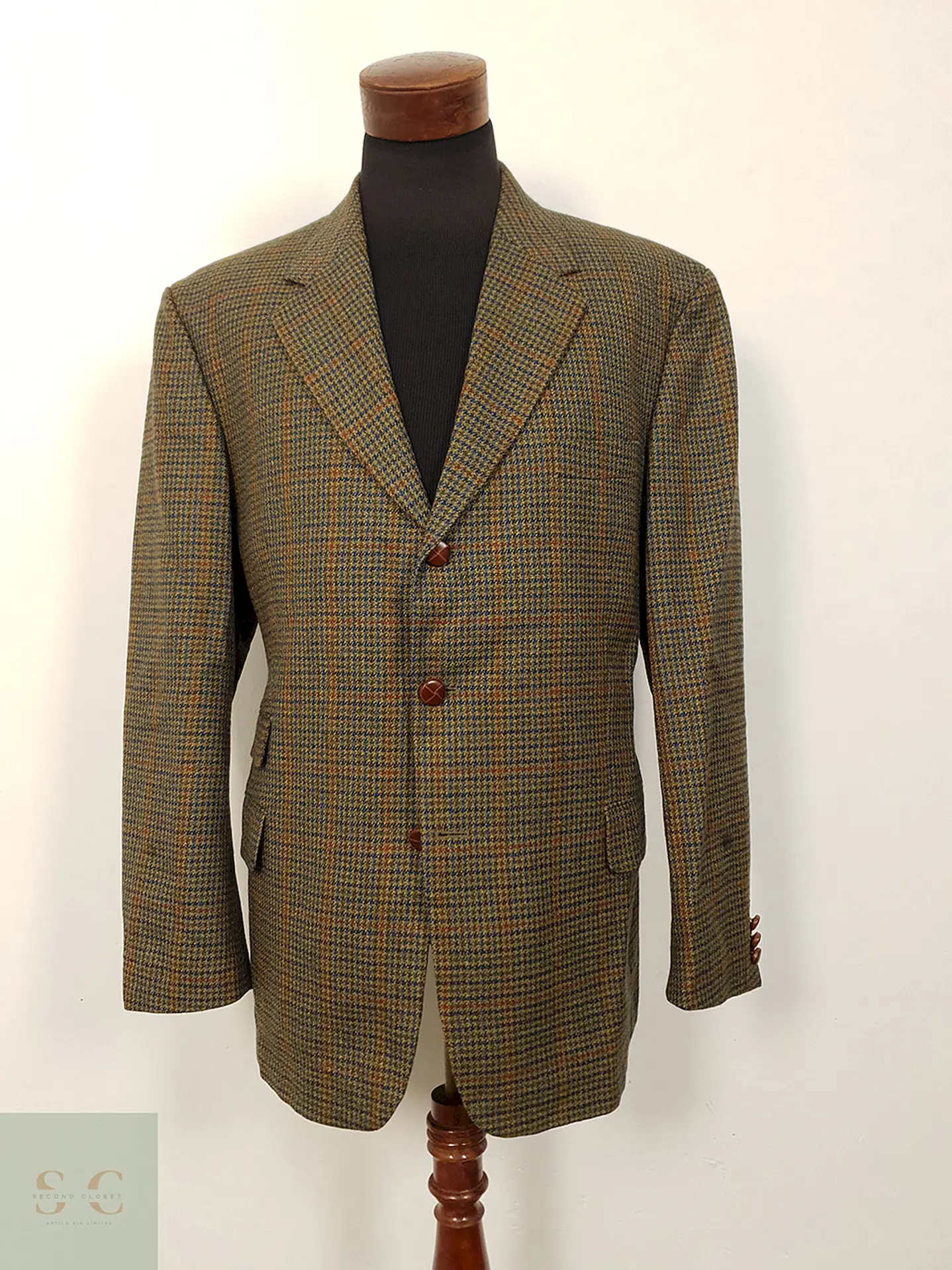 Blazer Westbury Lana cordero cashmere Verde – Talla XXL 2