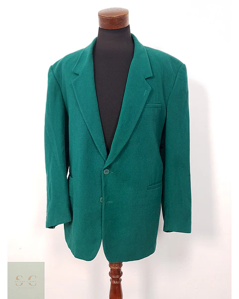 Blazer Orix – Verde lana virgen cashmere – Talla XXL