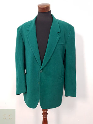Blazer Orix – Verde lana virgen cashmere – Talla XXL