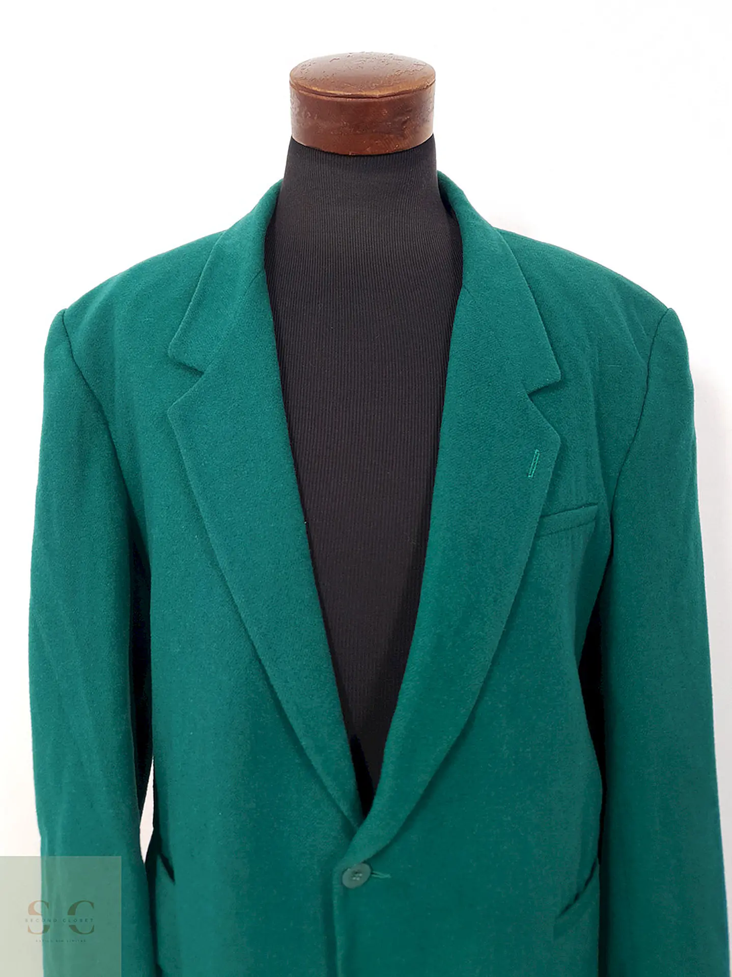 Blazer Orix – Verde lana virgen cashmere – Talla XXL 5