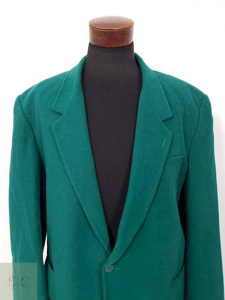 Blazer Orix – Verde lana virgen cashmere – Talla XXL 5