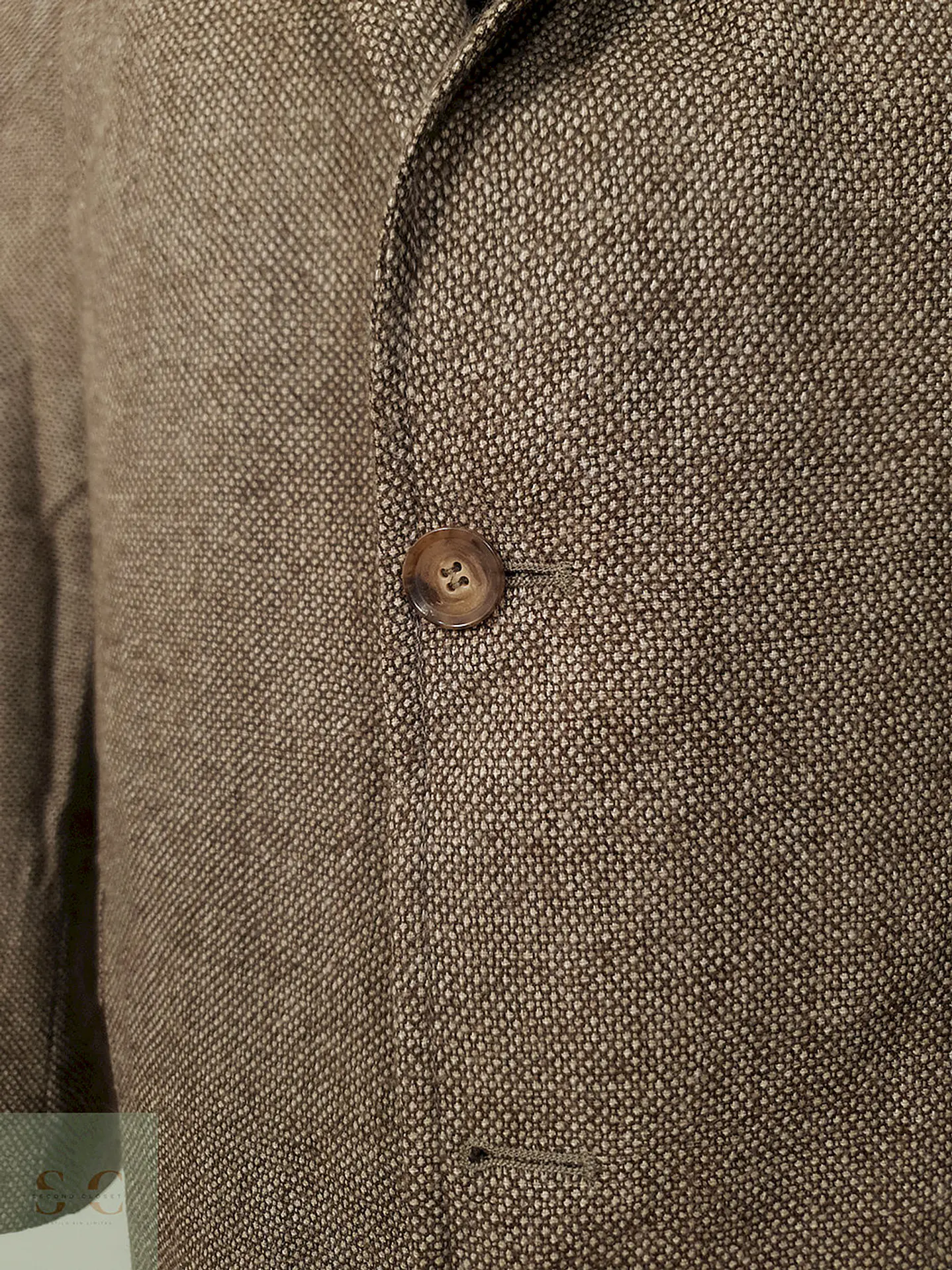 Vestón Atelier Torino lana virgen italiana – TALLA XL – Café 3