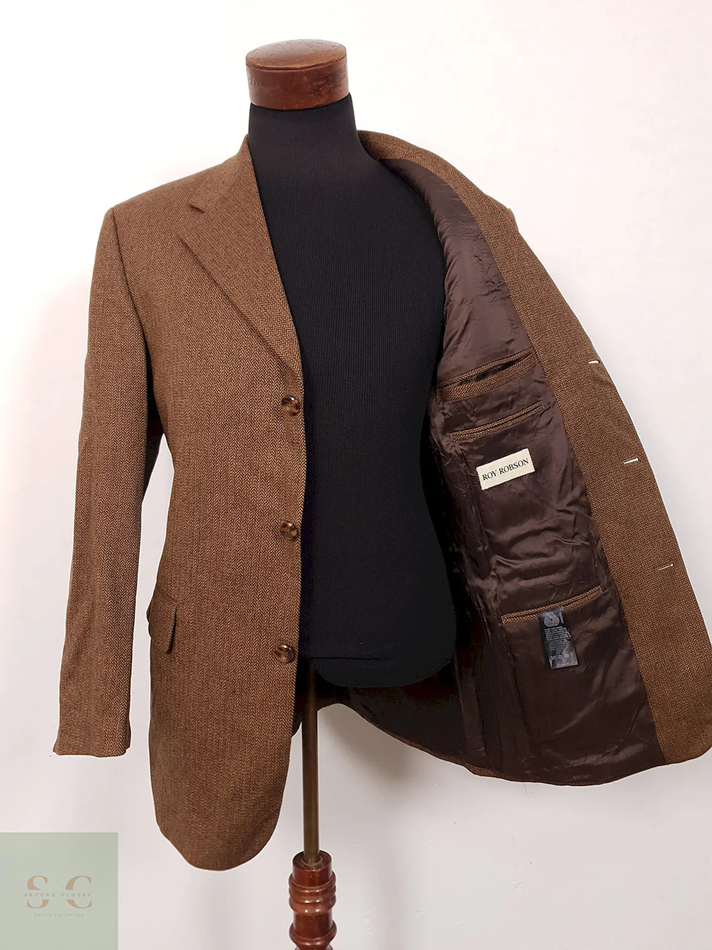 Blazer Roy Robson 100% lana virgen Terracota – Talla L 1