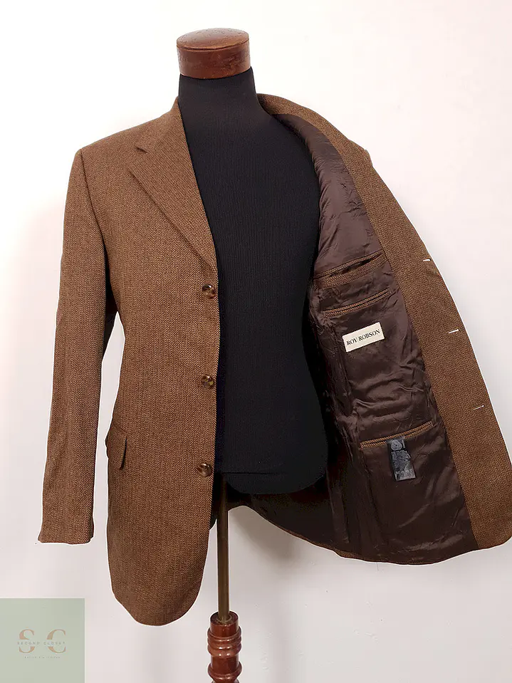 Blazer Roy Robson 100% lana virgen Terracota – Talla L 1