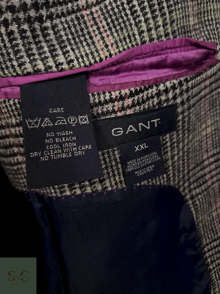 Blazer Gant Lana y cashmere Gris – Talla L 4