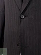 Blazer Canali Negro Raya Diplomática Lana Sastrería Italiana Talla L - Miniatura 7