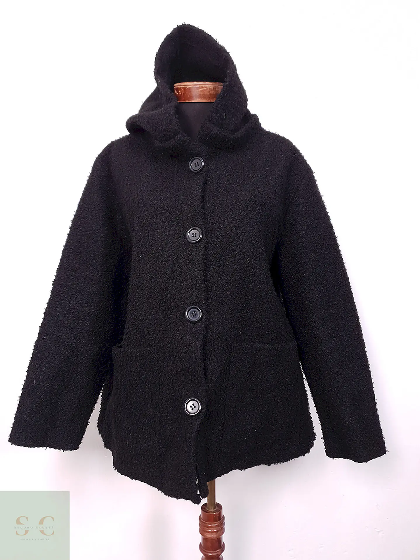 Abrigo Beloved Woman Chiporro Negro Sintético - Talla L 1