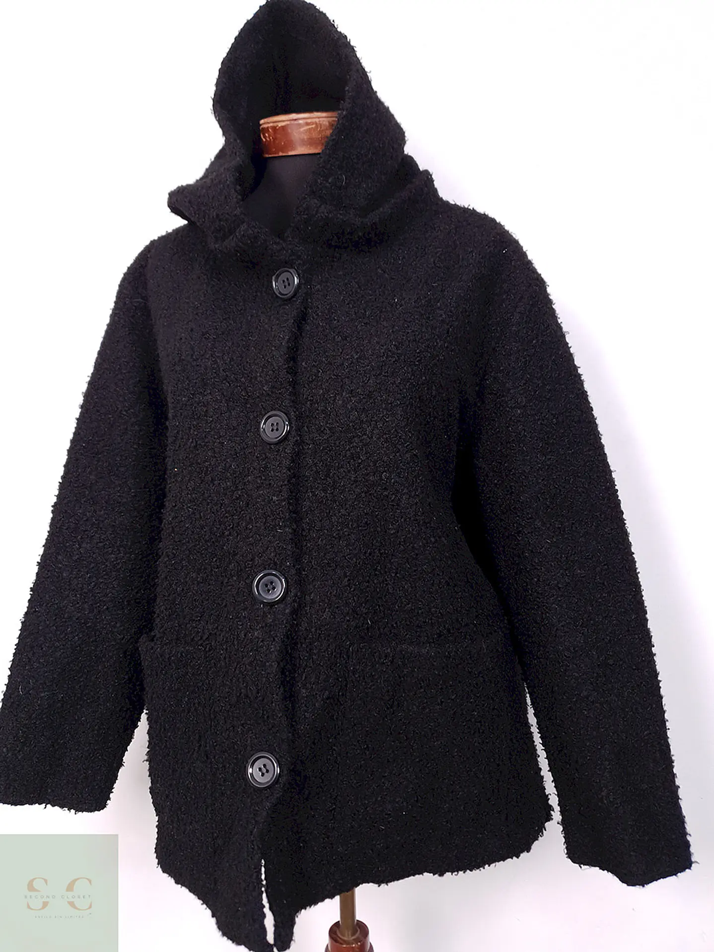 Abrigo Beloved Woman Chiporro Negro Sintético - Talla L 7