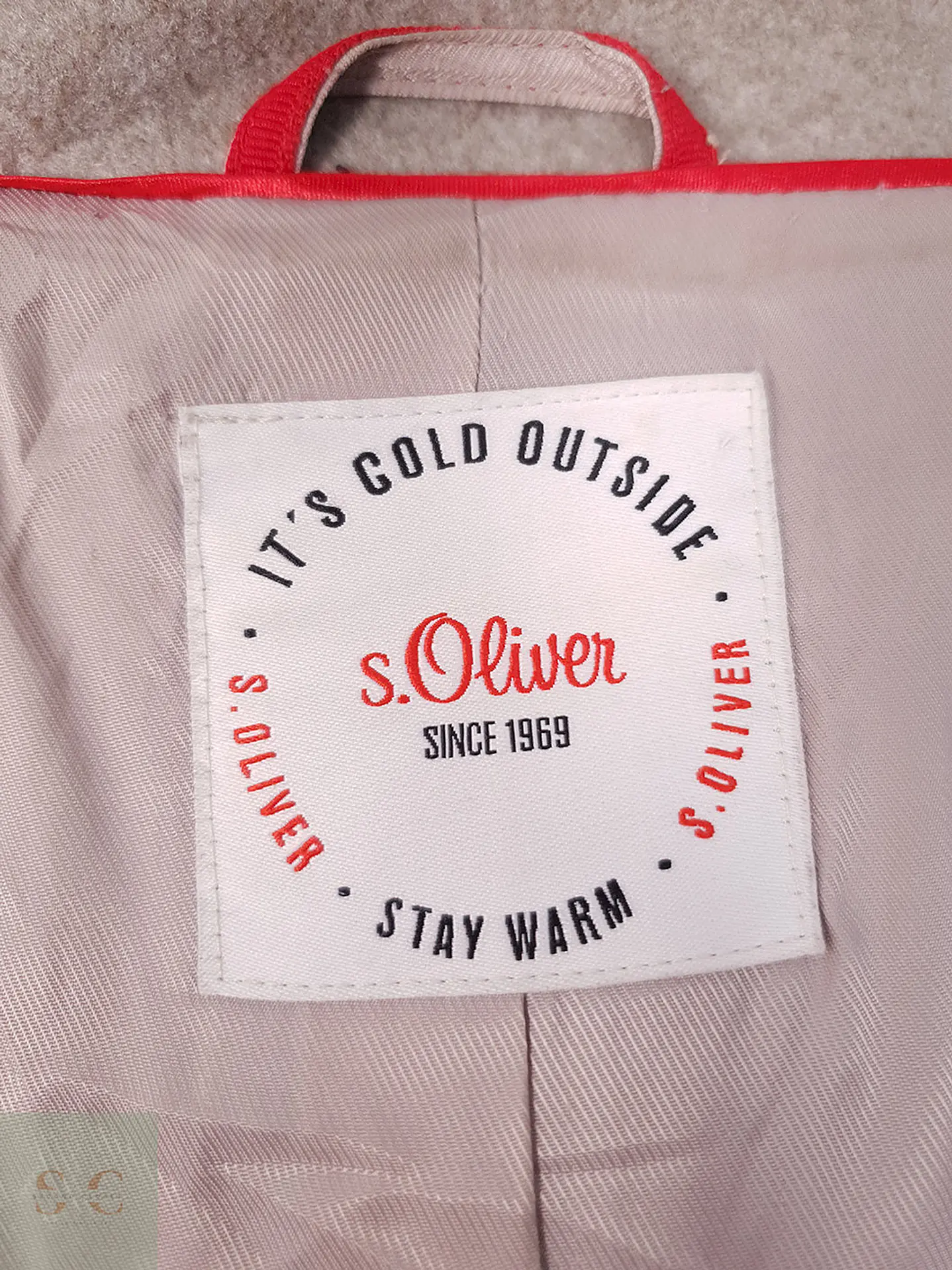 Abrigo St Oliver Beige Marinero Mezcla Lana - Talla M 9
