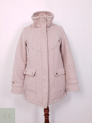 Abrigo mujer chaqueta gruesa House Rosa Lana - Talla S