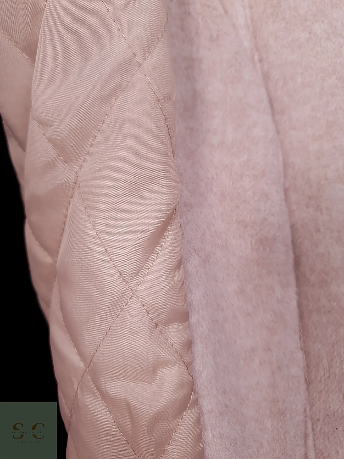 Abrigo House Rosa Mezcla Lana - Talla S 9