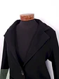 Abrigo Negro Liso Básico - Talla L - Miniatura 4