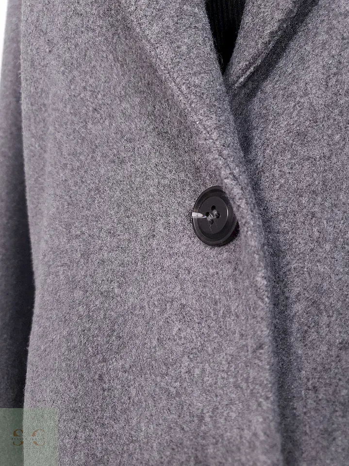 Abrigo C&A Plomo Mezcla - Talla L 5