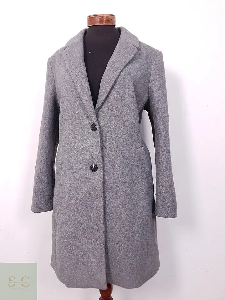 Abrigo C&A Plomo Mezcla - Talla L 2