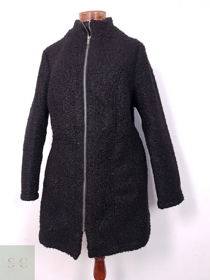 Abrigo Esmara Negro Chiporro Sintético - Talla L 2