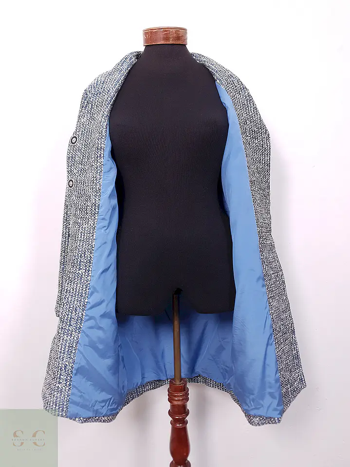 Abrigo Ligero Vintage Celeste - Talla L 3