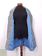 Abrigo Ligero Vintage Celeste - Talla L - Miniatura 3