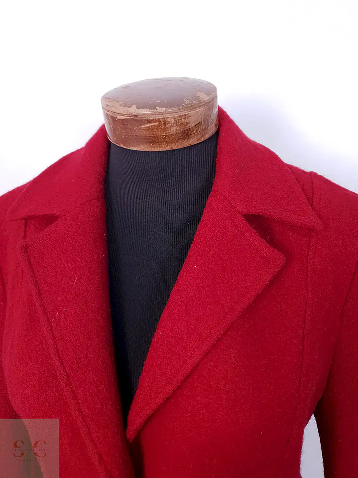 Abrigo Vintage Rojo - Talla L 6