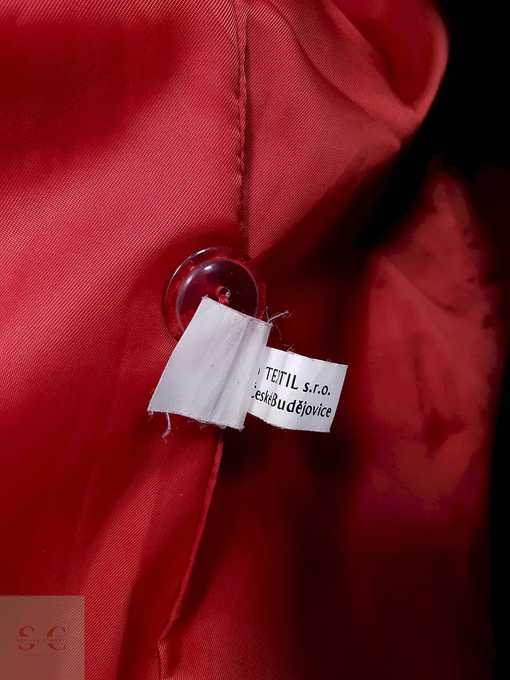 Abrigo Vintage Rojo - Talla L 7