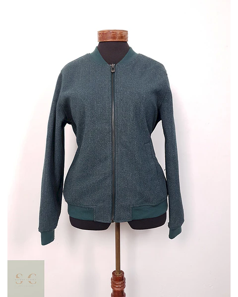 Chaqueta Multiblu Verde Jaspeado – TALLA SM