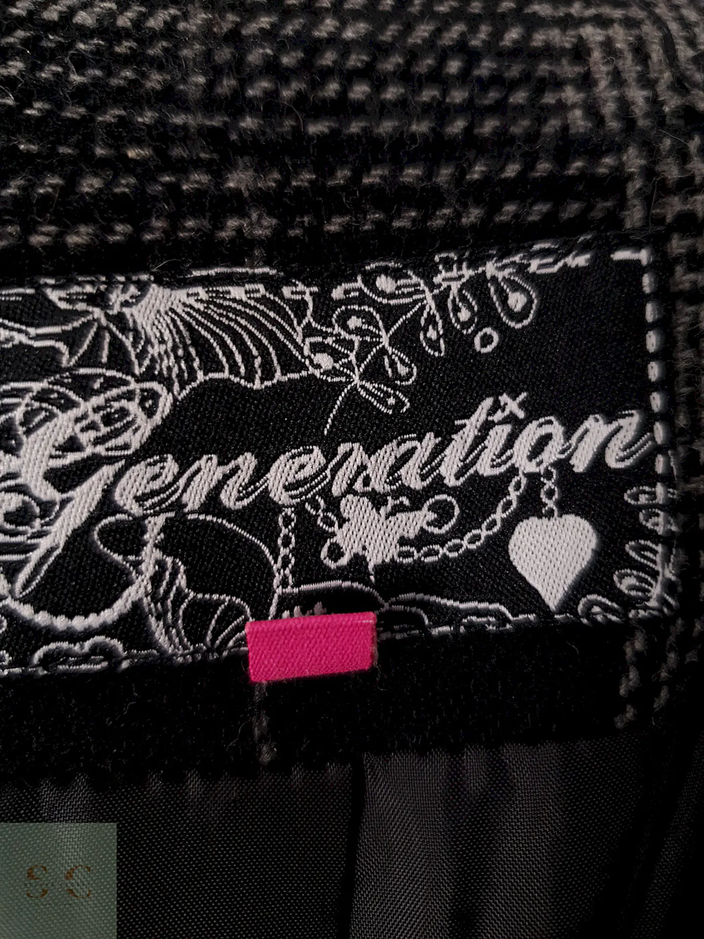 Abrigo Generation Marinero Ligero Negro Gris 55% Lana - Talla XS 8