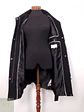 Abrigo Vila Negro con Cinto 50% Lana - Talla S - Miniatura 6