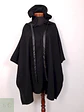 Poncho Negro Ligero - Talla XL - Miniatura 1