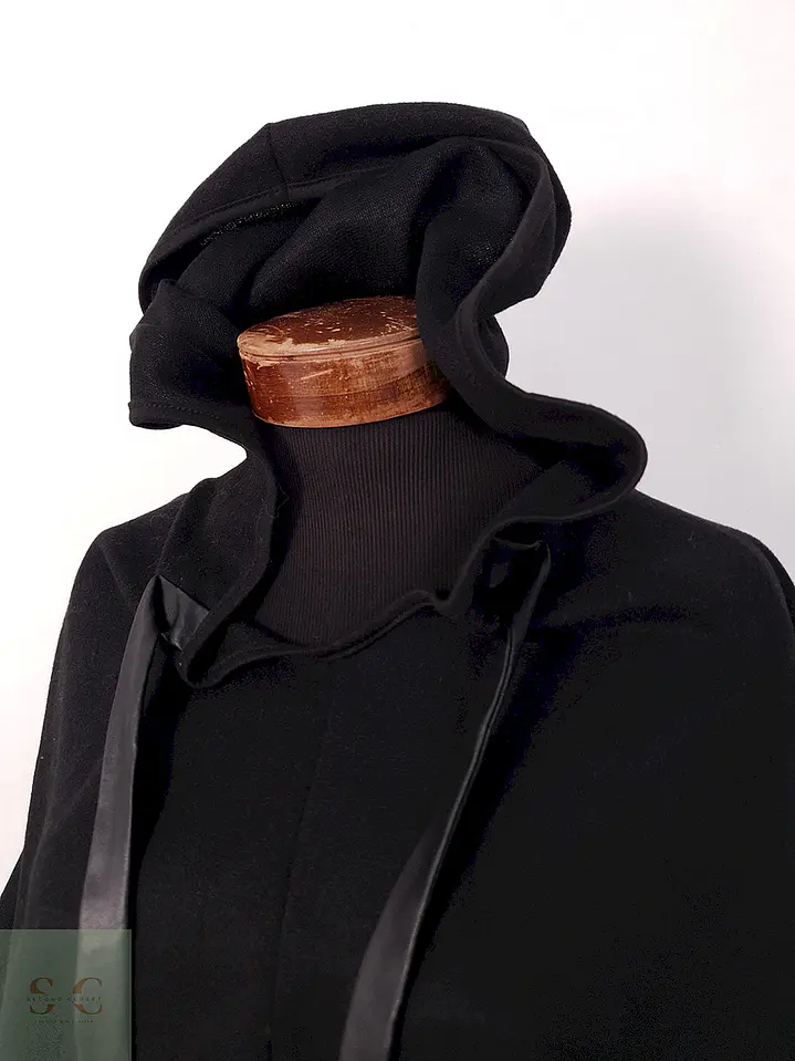 Poncho Negro Ligero - Talla XL 2