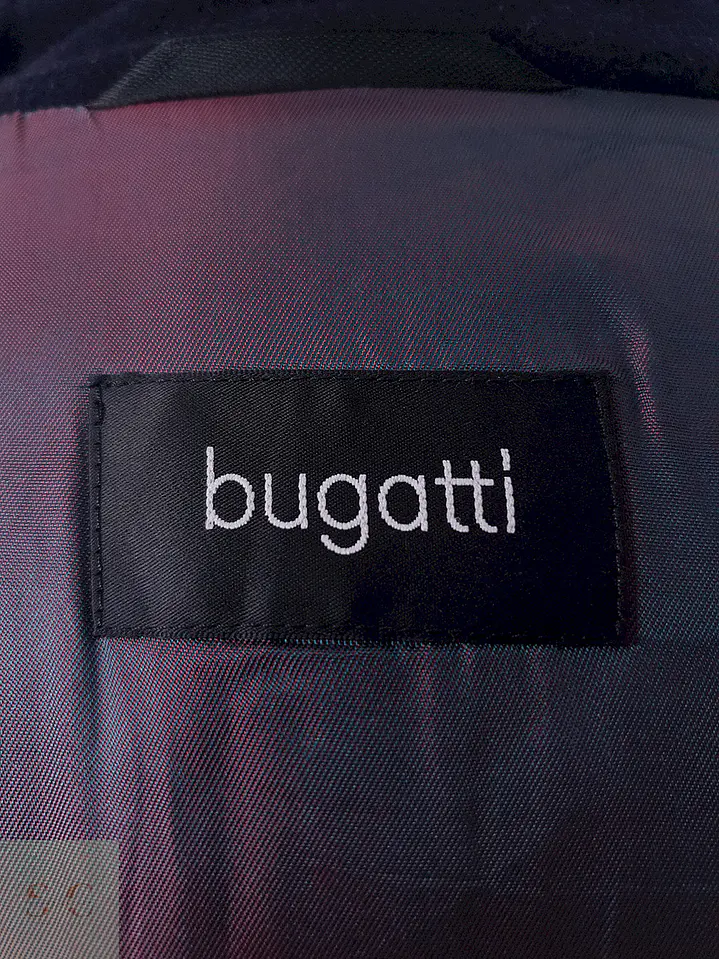 Abrigo Largo Azul Bugatti Lana Virgen y Cashmere - Talla 3XL 17