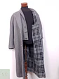 Abrigo Vintage Largo Gris con Chaleco Fijo - Talla 3XL - Miniatura 5