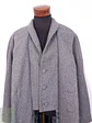 Abrigo Vintage Largo Gris con Chaleco Fijo - Talla 3XL - Miniatura 6