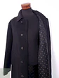 Abrigo Largo Plomo Westbury Alpaca Loden Lana Virgen - Talla XL - Miniatura 5