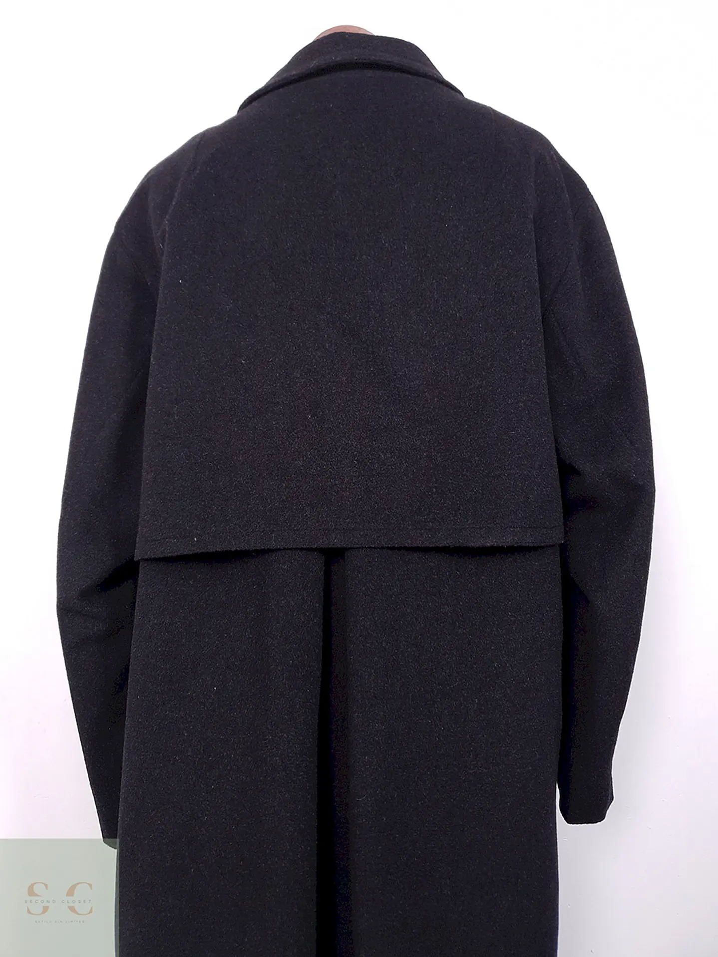 Abrigo Largo Plomo Westbury Alpaca Loden Lana Virgen - Talla XL 9