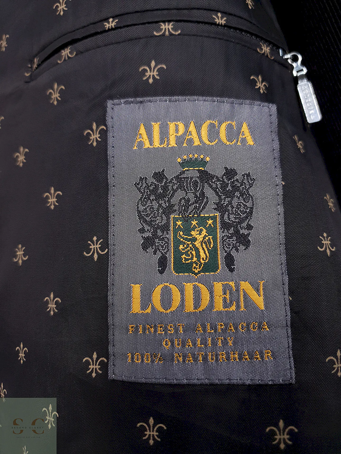 Abrigo Largo Plomo Westbury Alpaca Loden Lana Virgen - Talla XL 15