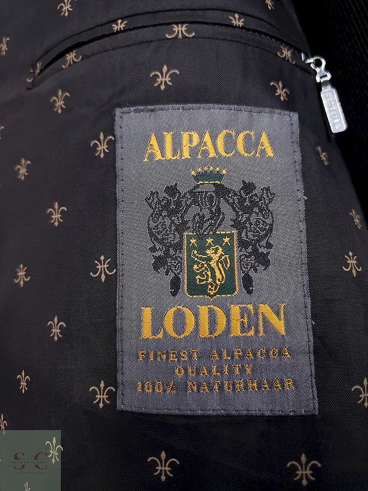 Abrigo Largo Plomo Westbury Alpaca Loden Lana Virgen - Talla XL 15