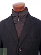 Abrigo Café Mario Barutti Algodón Pechera Desmontable - Talla M - Miniatura 4
