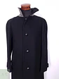Abrigo Largo Negro 100% Lana Virgen Rikson - Talla L - Miniatura 3