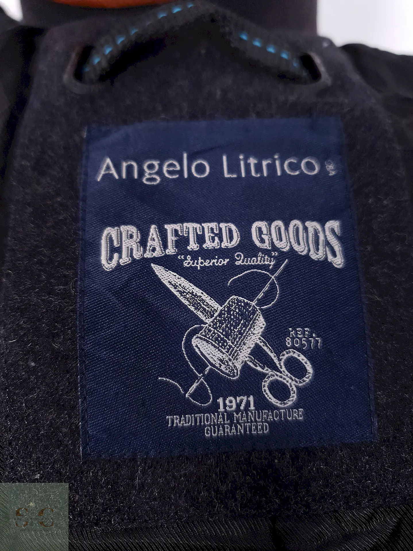 Abrigo Marinero Angelo Litrico Plomo 65% Lana - Talla M 6