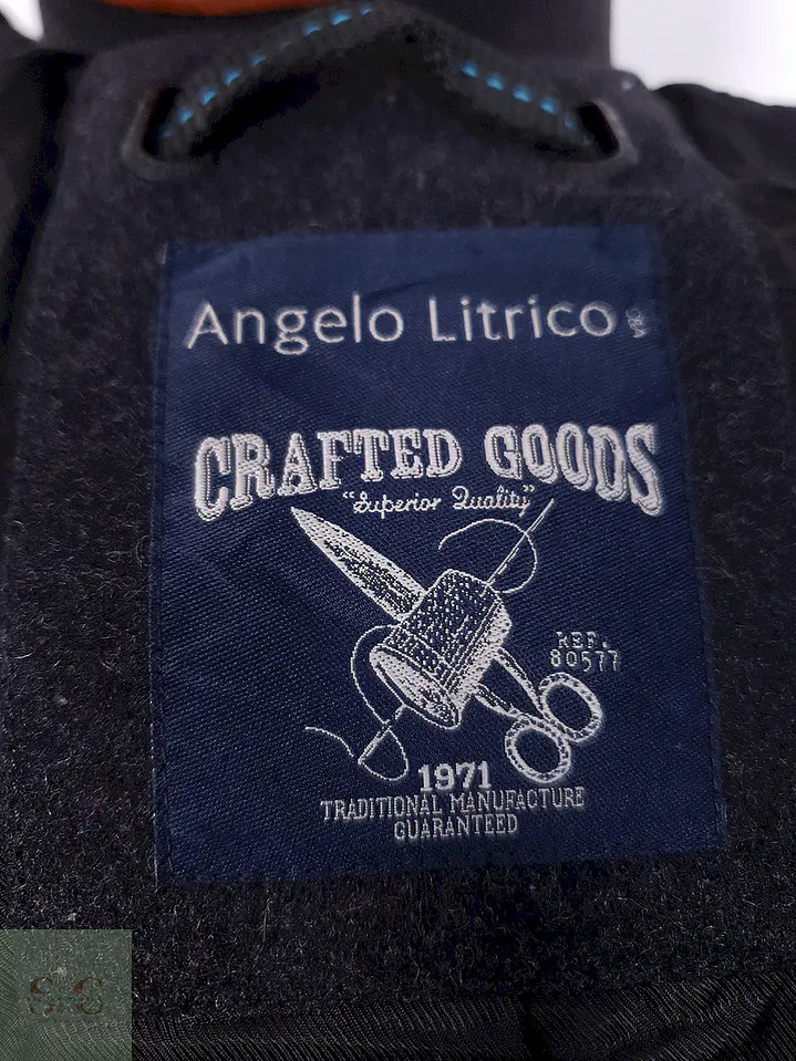 Abrigo Marinero Angelo Litrico Plomo 65% Lana - Talla M 6