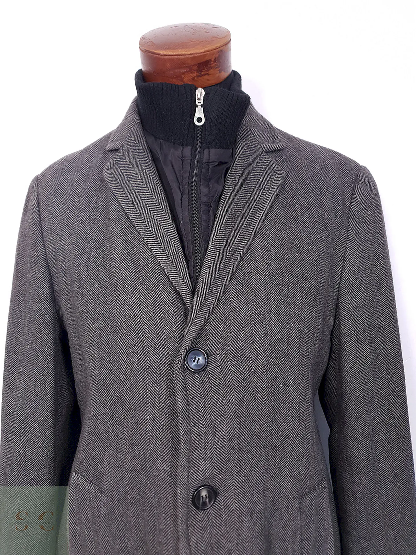 Abrigo Bogie Plomo 50% Lana - Talla L 6