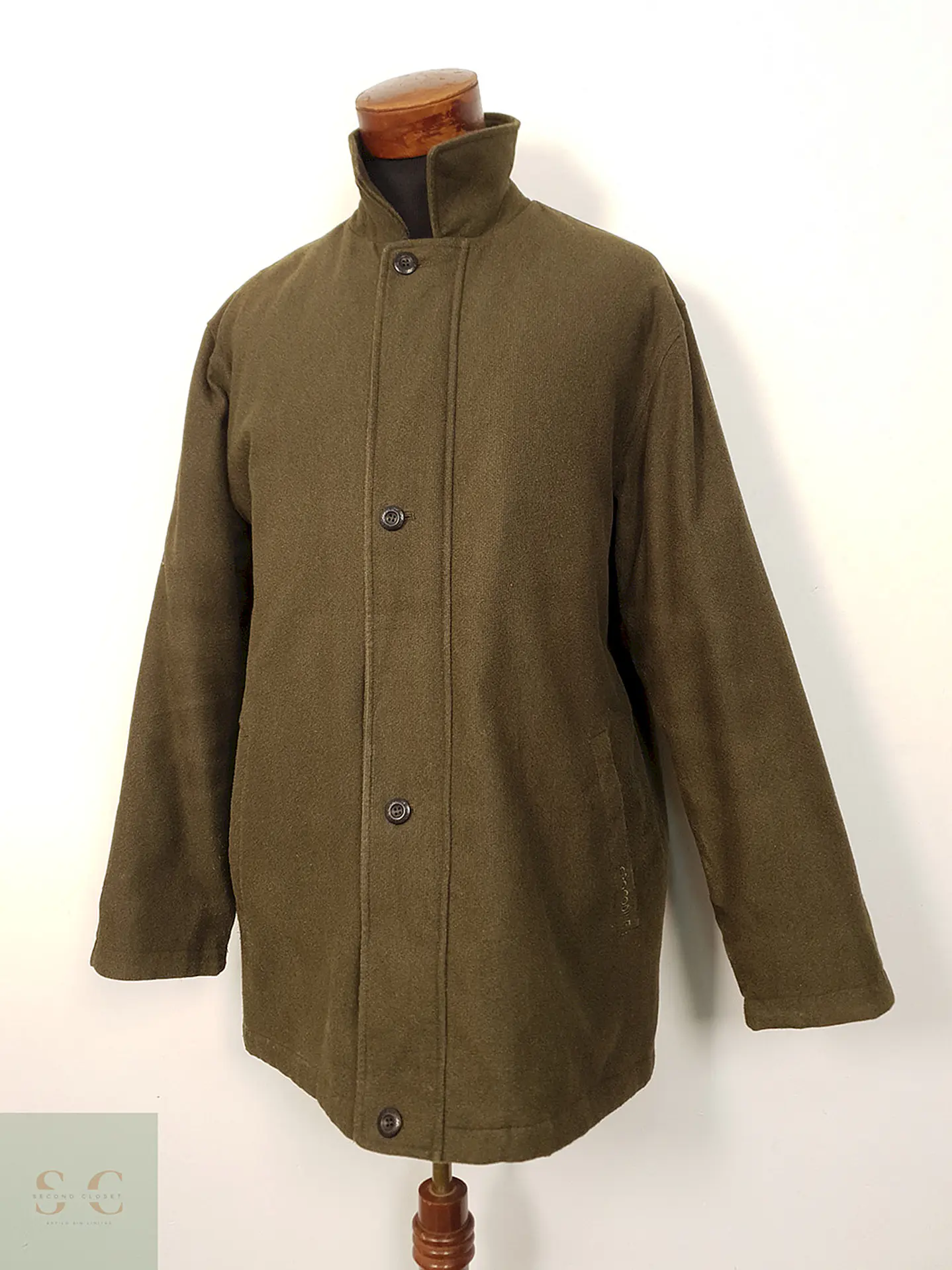 Chaquetón Cocodrile Verde Algodón - Talla XL 2