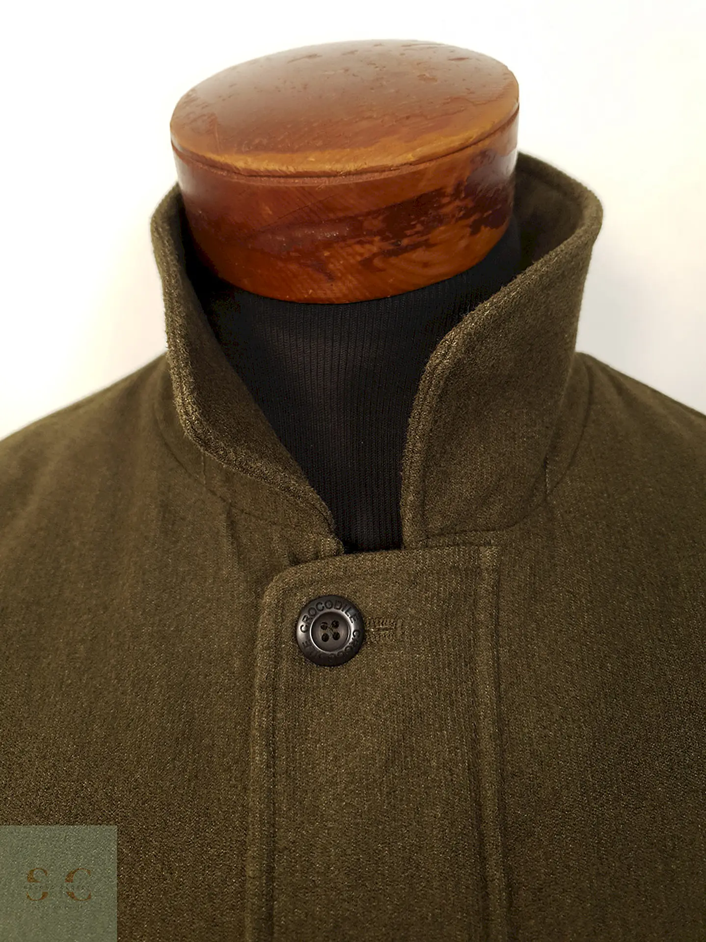 Chaquetón Cocodrile Verde Algodón - Talla XL 4